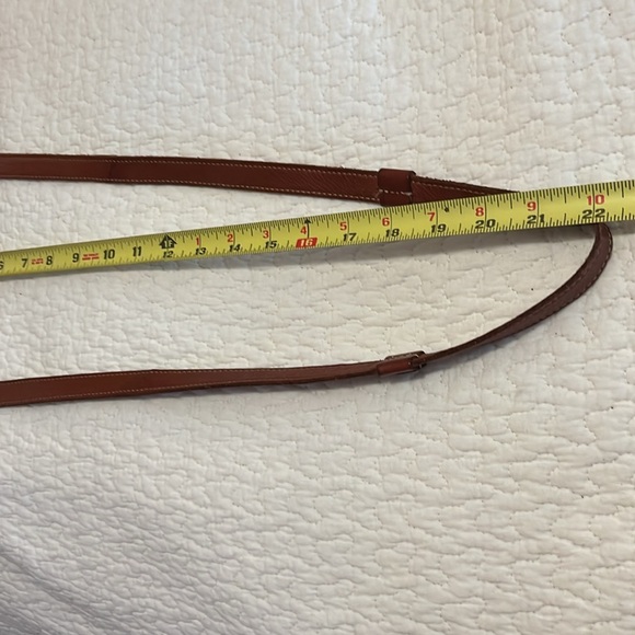 Margot Convertable Cognac Leather Convertible Backpack Laptop Crossbody Bag - Picture 10 of 14